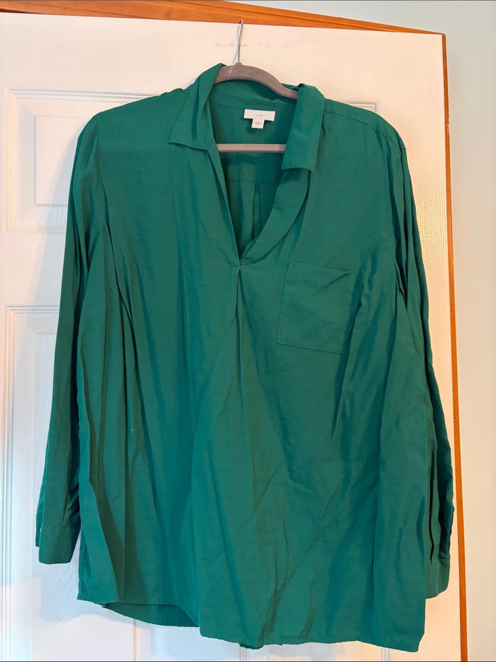 J. Jill Emerald V-Neck Long Sleeve Tunic